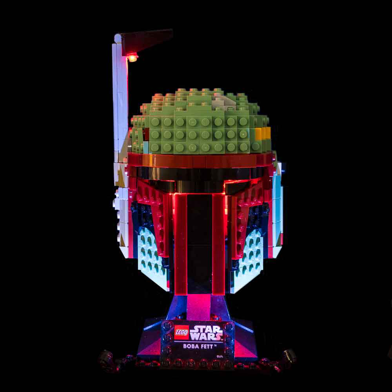 Light My Bricks LEGO Boba Fett Helmet 75277 Light Kit LEGO Set Are Not Included My Hobbies