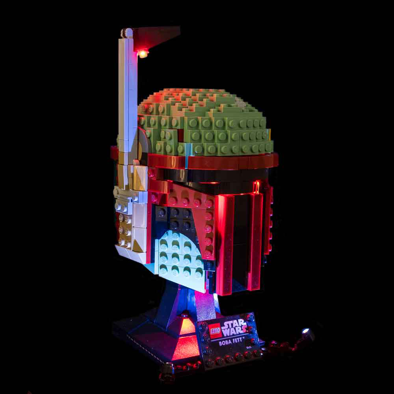 Light My Bricks LEGO Boba Fett Helmet