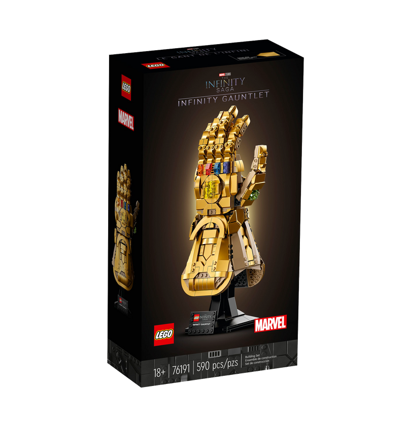 LEGO® 76191 Marvel Super Heroes Infinity Gauntlet + Light My Bricks Light Kit Bundle (set of 2) - My Hobbies