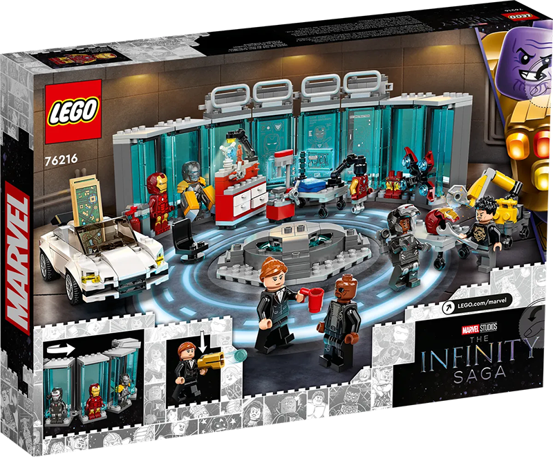 LEGO® 76216 Marvel Iron Man Armoury - My Hobbies