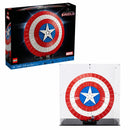 LEGO® 76262 Captain America's Shield + Display Case Black Base Bundle set