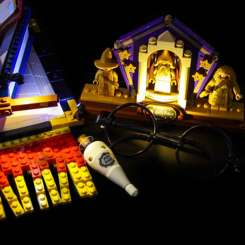 Light My Bricks LEGO Hogwarts Icons 76391 Light Kit (LEGO Set Are Not Included ) - My Hobbies