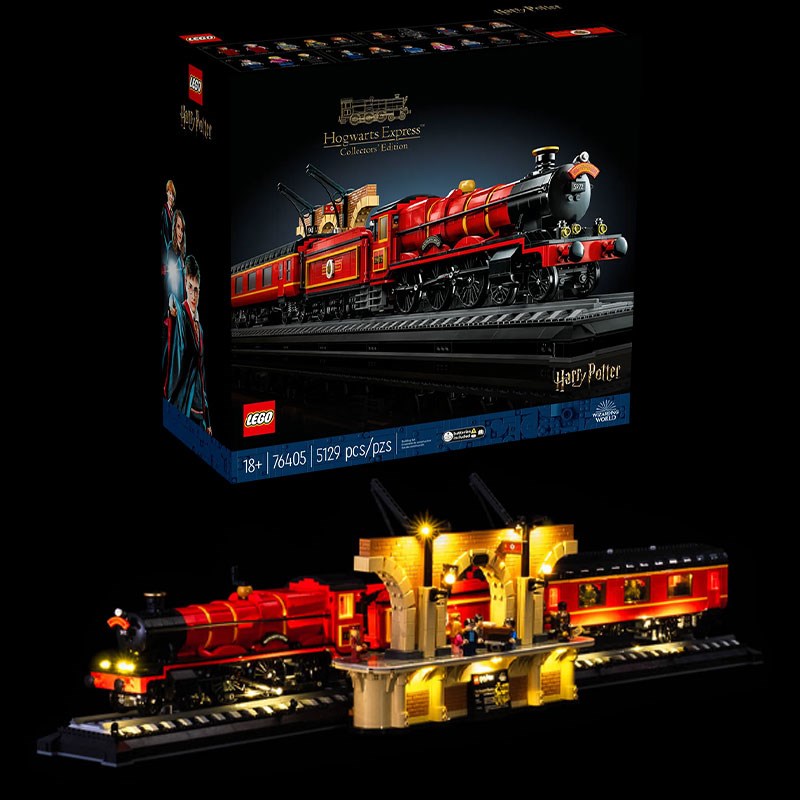 LEGO® 76405 Harry Potter™ Hogwarts Express™ – Collectors' Edition + Light My Bricks Light Kit Bundle (set of 2) - My Hobbies