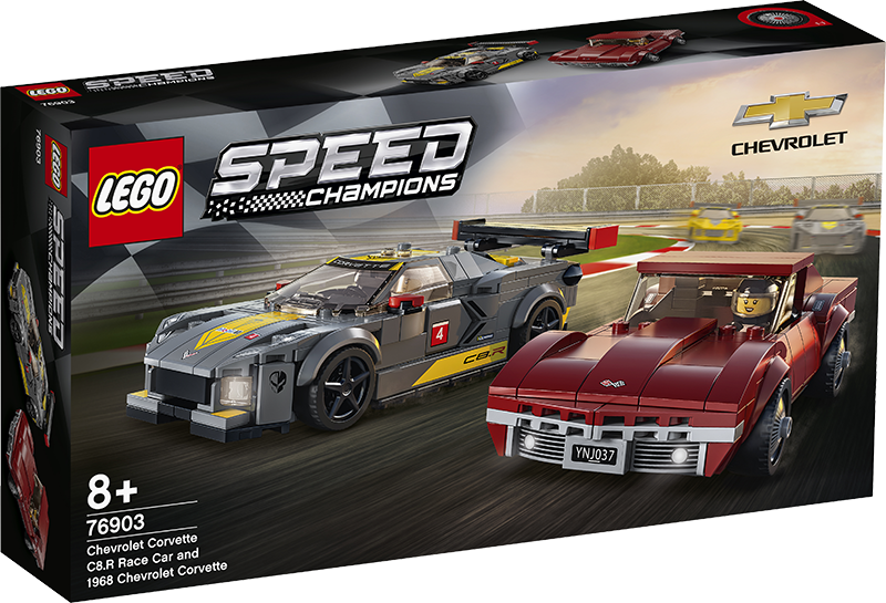 LEGO® 76903 Speed Champions Chevrolet Corvette C8.R Race Car and 1968 Chevrolet Corvette - My Hobbies