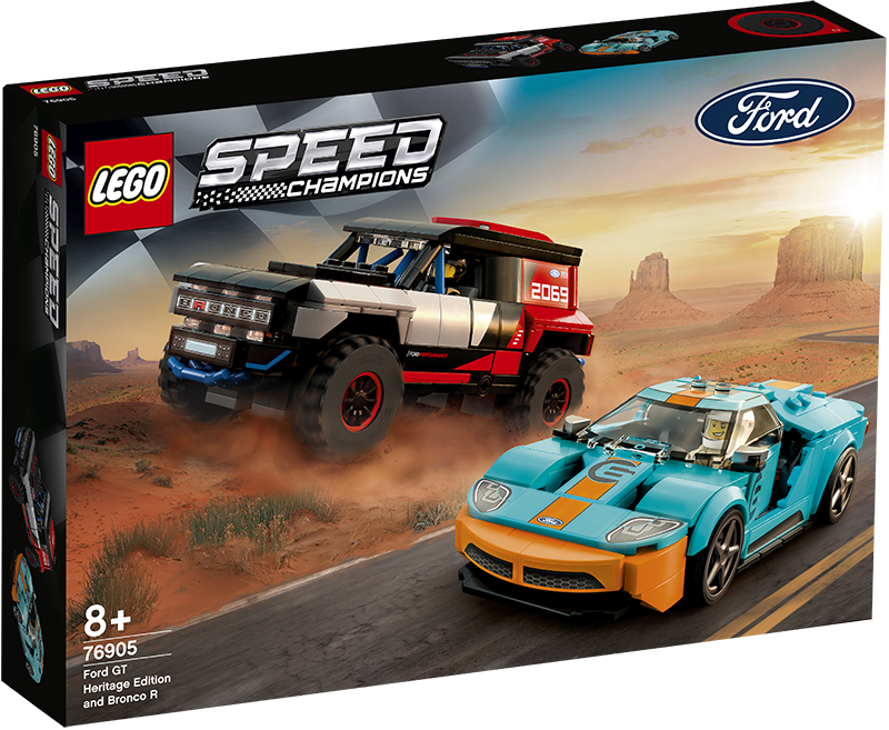 LEGO® 76905 Speed Champions Ford GT Heritage Edition and Bronco R - My Hobbies