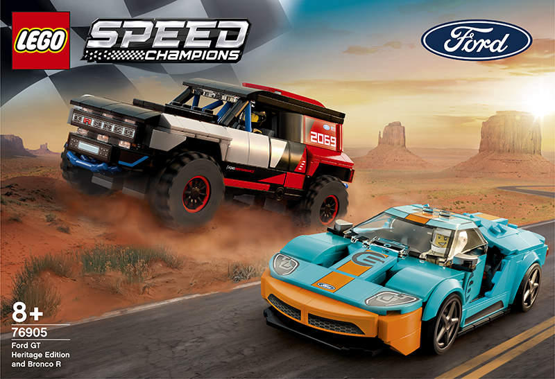 LEGO® 76905 Speed Champions Ford GT Heritage Edition and Bronco R - My Hobbies