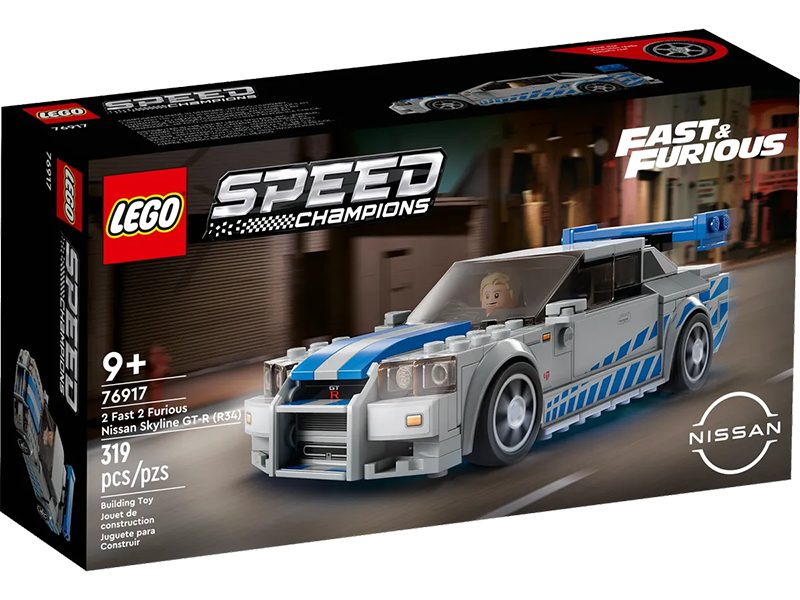 LEGO® 76917 Speed Champions 2 Fast 2 Furious Nissan Skyline GT-R (R34) - My Hobbies