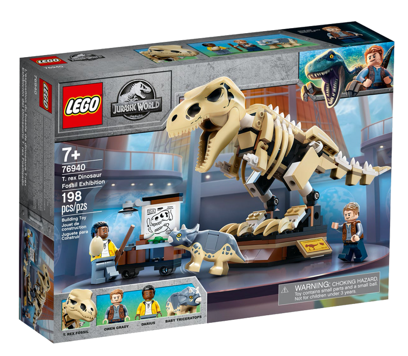 LEGO® 76940 Jurassic World™ T. rex Dinosaur Fossil Exhibition - My Hobbies