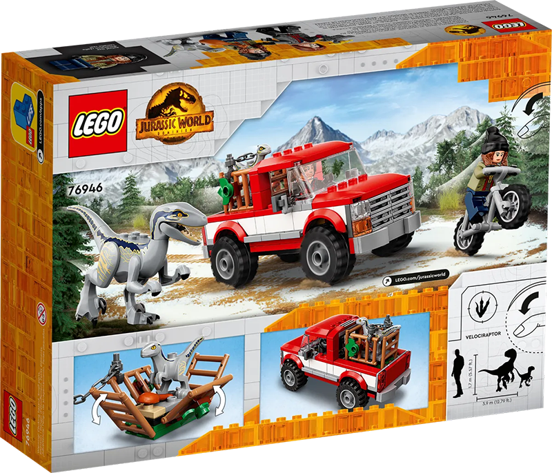 LEGO® 76946 Jurassic World™ Blue & Beta Velociraptor Capture - My Hobbies