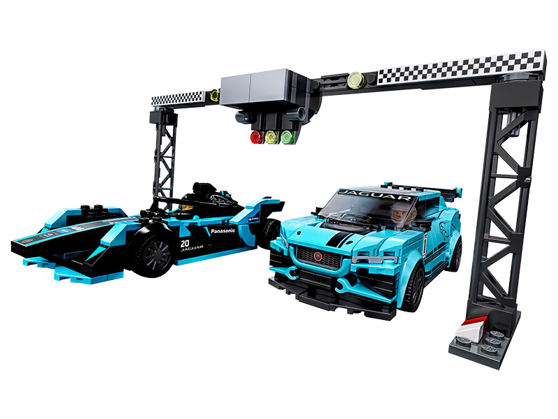 LEGO® 76898 Speed Champions Formula E Panasonic Jaguar Racing GEN2 car & Jaguar I-PACE eTROPHY - My Hobbies