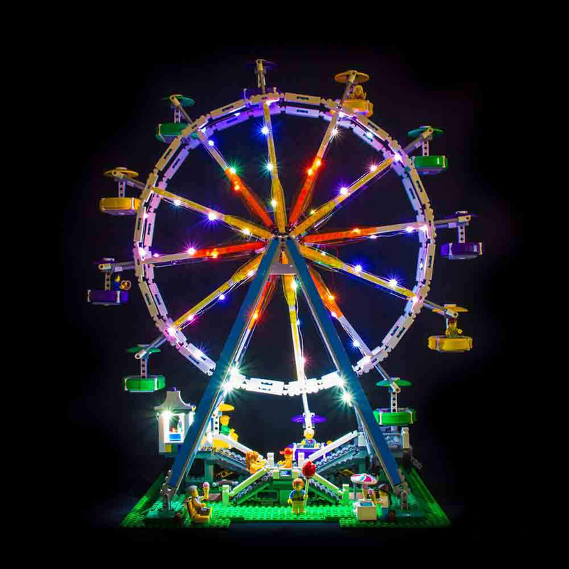 Light My Bricks LEGO Ferris Wheel 10247 Light Kit LEGO Set Are Not Included My Hobbies