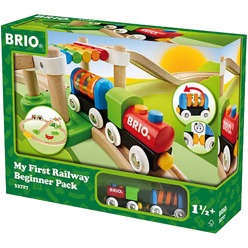 BRIO My First - My First Railway Beginner Pack, 18 pieces - My Hobbies