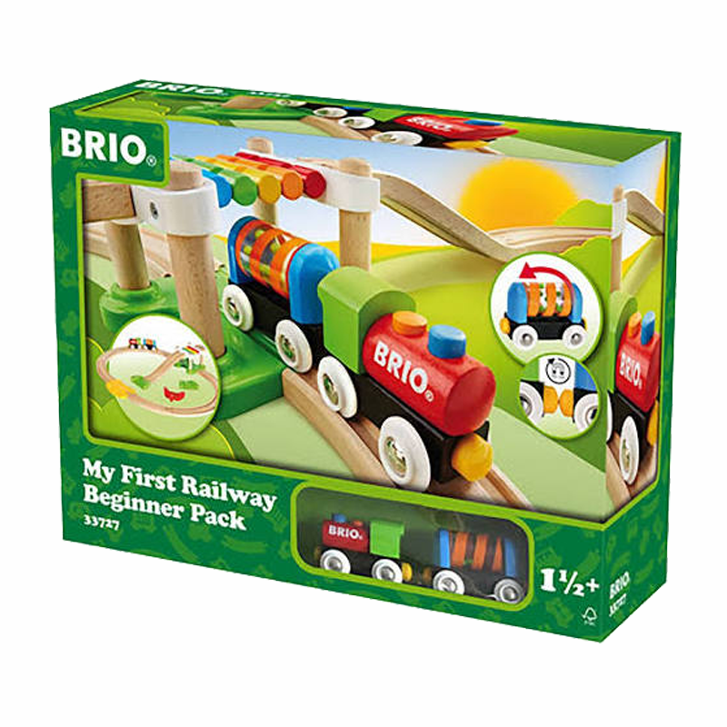 BRIO My First - My First Railway Beginner Pack, 18 pieces - My Hobbies