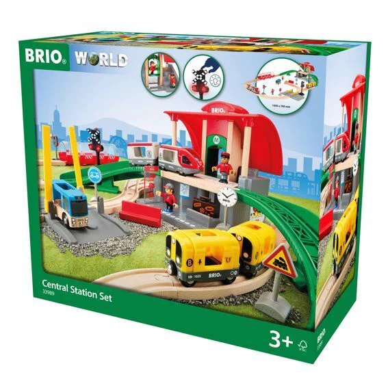 BRIO Set - Central Station Set 37 pieces - My Hobbies