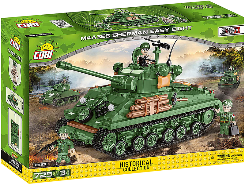 Cobi WW2 - M4A3 Sherman Easy Eight 725 pc - My Hobbies