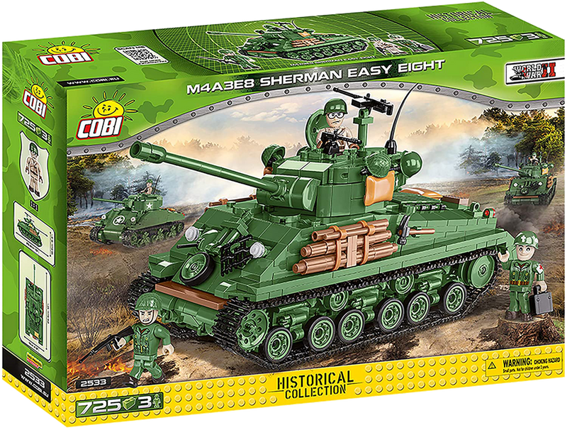 Cobi WW2 - M4A3 Sherman Easy Eight 725 pc - My Hobbies