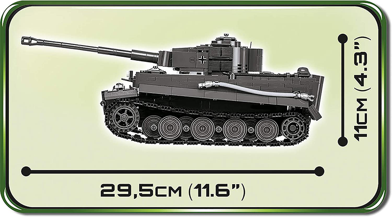 Cobi WW2 - Panzekamfagen VI Tiger Ausf.E 800 pc - My Hobbies