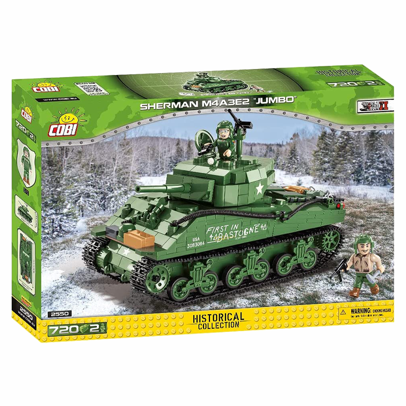 Cobi WW2 - Sherman M4A3E2 Jumbo Tank (716 pcs) - My Hobbies