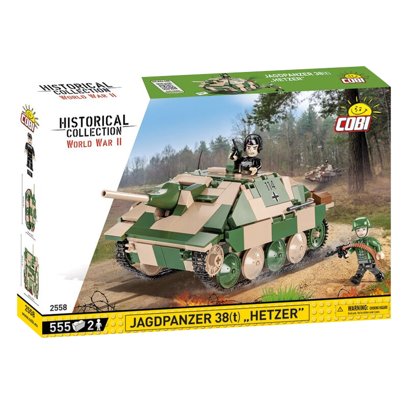 Cobi WW2 - Jagdpanzer 38(t) Hetzer Tank (540 pcs) - My Hobbies