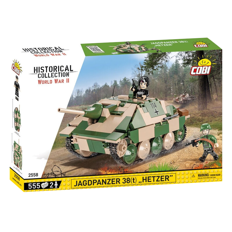 Cobi WW2 - Jagdpanzer 38(t) Hetzer Tank (540 pcs) - My Hobbies