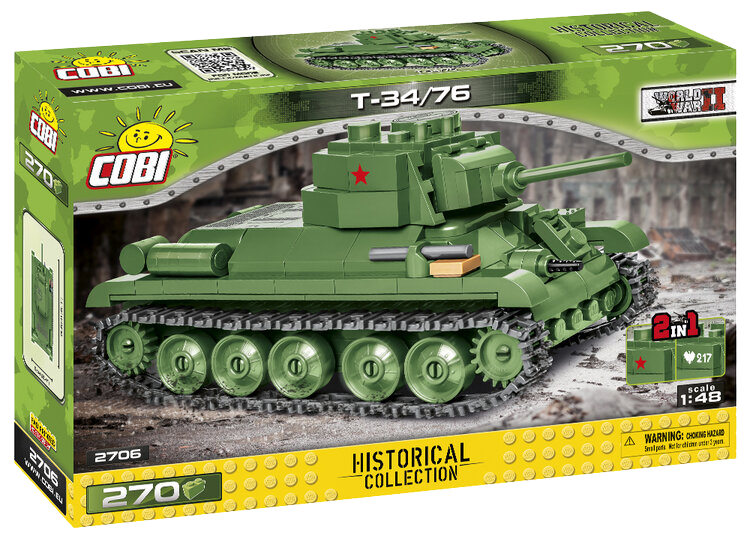 Cobi WW2 - T-34-76 Tank (260 pcs) - My Hobbies