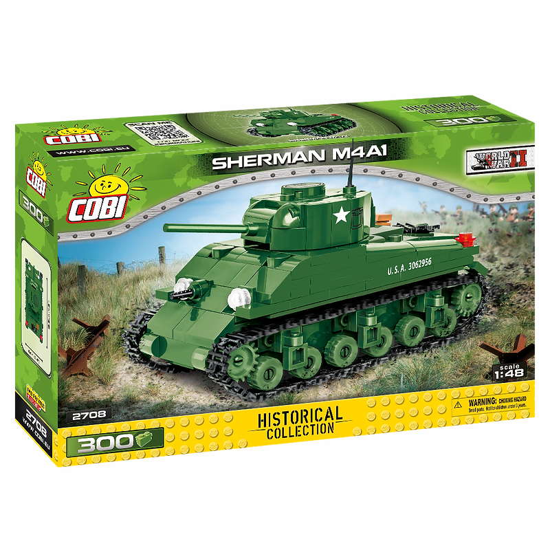 Cobi WW2 - Sherman M4A1 Tank (300 pcs) - My Hobbies