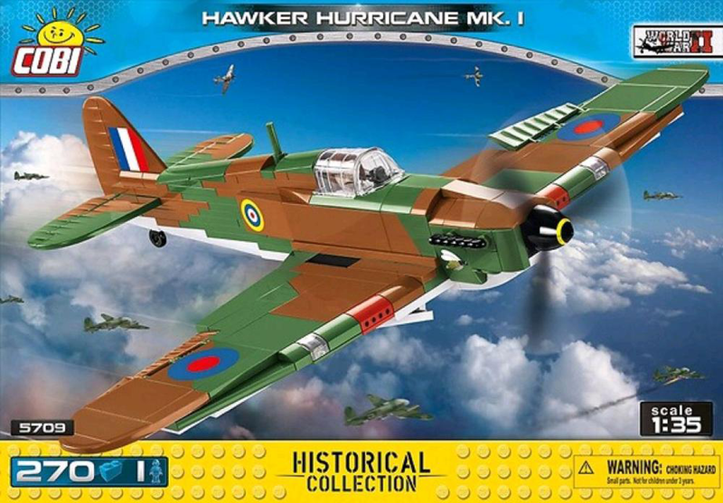 Cobi World War II - Hawker Hurricane Mk 1 (265 pieces) - My Hobbies