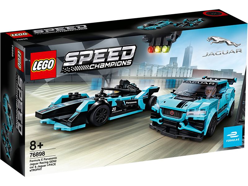 LEGO® 76898 Speed Champions Formula E Panasonic Jaguar Racing GEN2 car & Jaguar I-PACE eTROPHY - My Hobbies