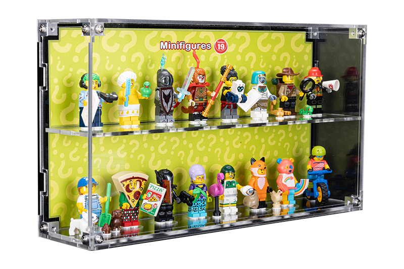 Wall Display Minifigure Storage Wall Mounted Display Case For LEGO