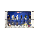 Wall Mounted Display Case for LEGO Minifigure 71039 (Marvel Series 2) With/Without background