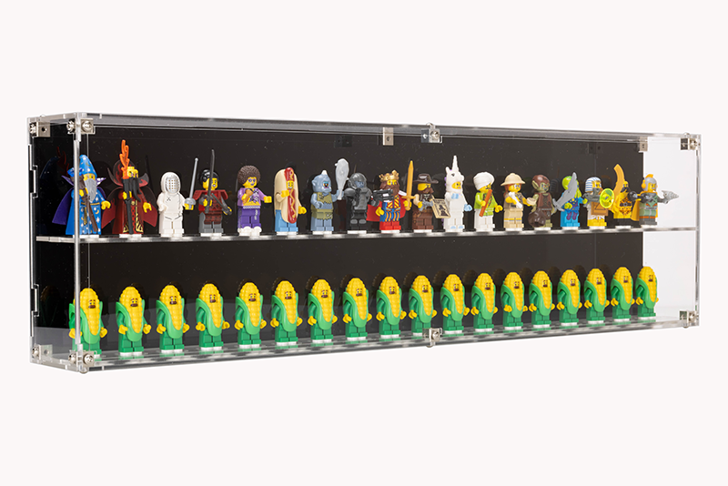 Wall Mounted Display Case for 18 LEGO Minifigure - My Hobbies