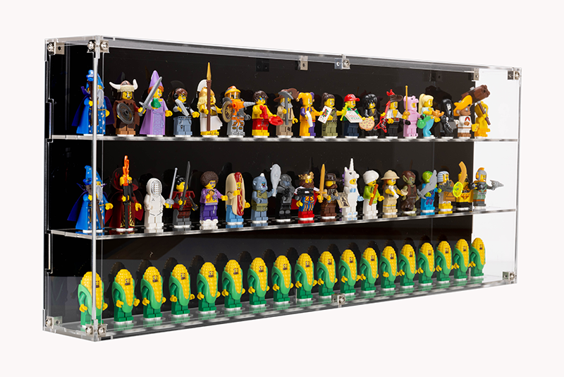 Wall Mounted Display Case for 18 LEGO Minifigure - My Hobbies