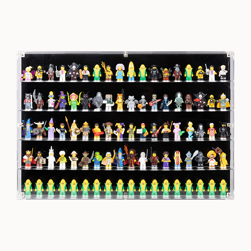 Wall Mounted Display Case for 18 LEGO Minifigure - My Hobbies