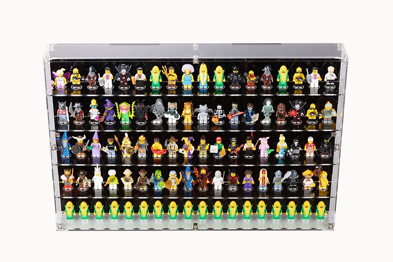 Wall Mounted Display Case for 18 LEGO Minifigure - My Hobbies