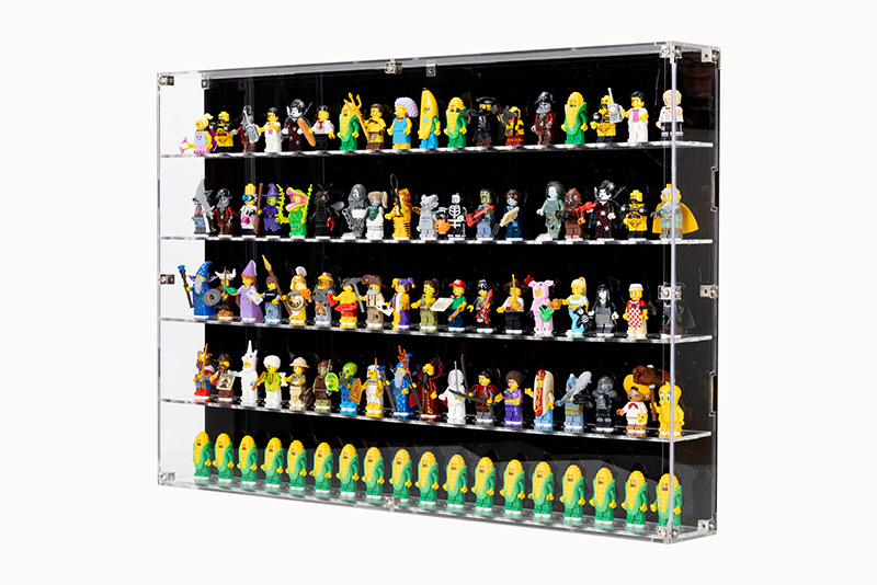 Wall Mounted Display Case for 18 LEGO Minifigure - My Hobbies