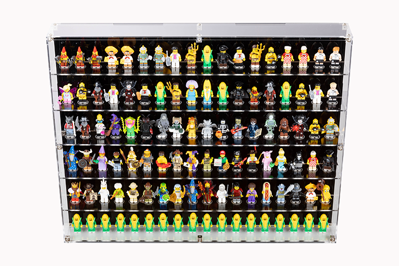 Wall Mounted Display Case for 18 LEGO Minifigure - My Hobbies