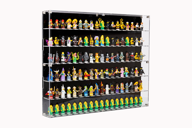 Wall Mounted Display Case for 18 LEGO Minifigure - My Hobbies