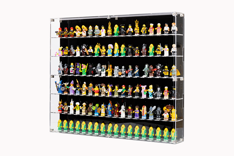 Wall Mounted Display Case for 18 LEGO Minifigure - My Hobbies