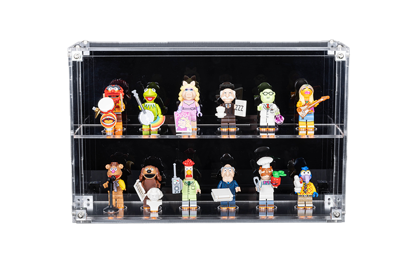 Wall Mounted Display Case for LEGO Minifigure The Muppets (71033) With/Without background - My Hobbies