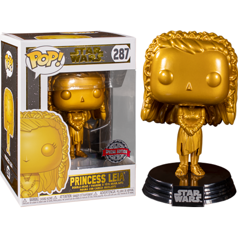 Funko Star Wars - Princess Leia Gold Metallic US Exclusive Pop! Vinyl - My Hobbies