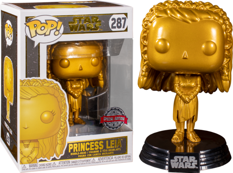 Funko Star Wars - Princess Leia Gold Metallic US Exclusive Pop! Vinyl - My Hobbies