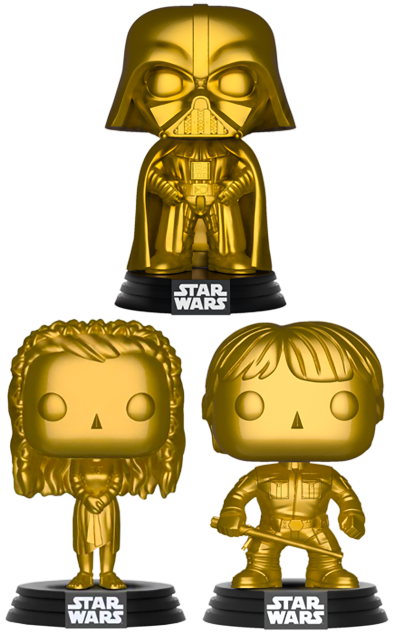 Princess leia funko outlet pop gold