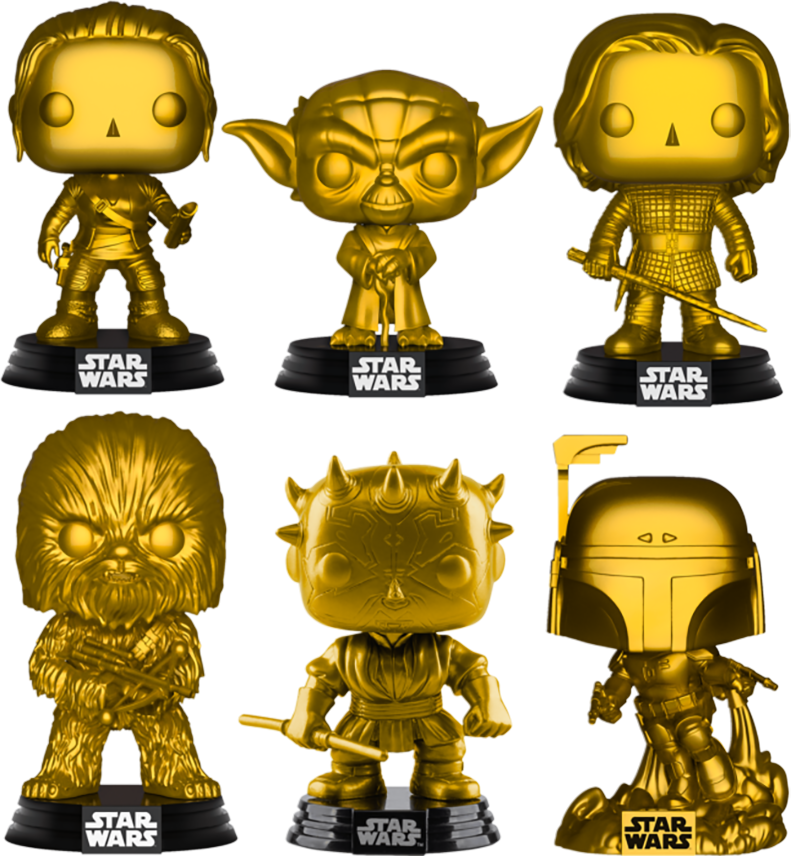 Funko Star Wars - Rey Gold Metallic US Exclusive Pop! Vinyl - My Hobbies