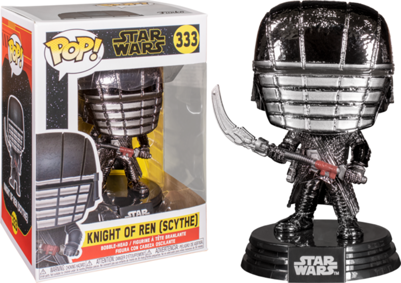 Funko Star Wars - Knight of Ren Scythe Episode IX Rise of Skywalker Hematire Chrome Pop! Vinyl - My Hobbies