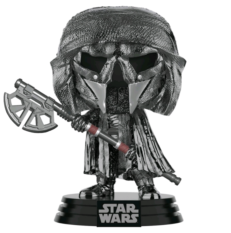 Funko Star Wars - Knight of Ren Axe Episode IX Rise of Skywalker Hematite Chrome Pop! Vinyl - My Hobbies