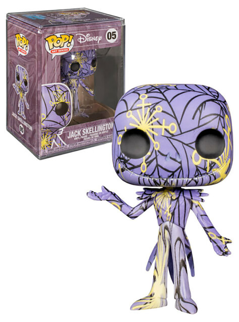 Funko The Nightmare Before Christmas - Jack (Artist) Purple & Yellow Pop! Vinyl with Protector - My Hobbies