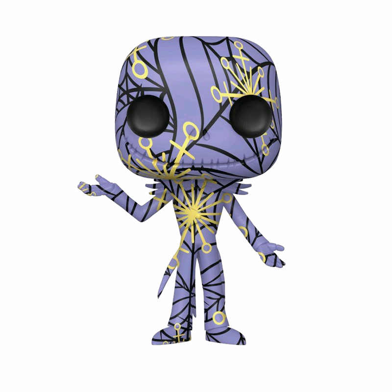 Funko The Nightmare Before Christmas - Jack (Artist) Purple & Yellow Pop! Vinyl with Protector - My Hobbies