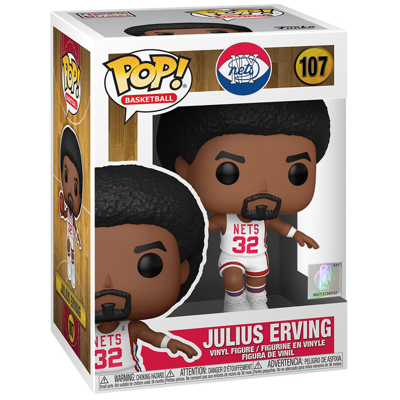 Funko NBA: Legends - Julius Erving (Nets Home) Pop! Vinyl - My Hobbies