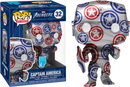 Funko Avengers (Video Game 2020) - Captain America Patriotic Age (Artist) US Exc Pop! w/Protector [RS] - My Hobbies