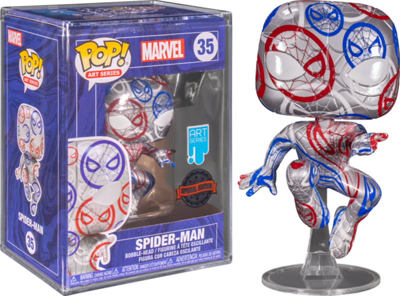 Funko Spider-Man - Patriotic Age (Artist) US Exclusive Pop! with Protector [RS] - My Hobbies